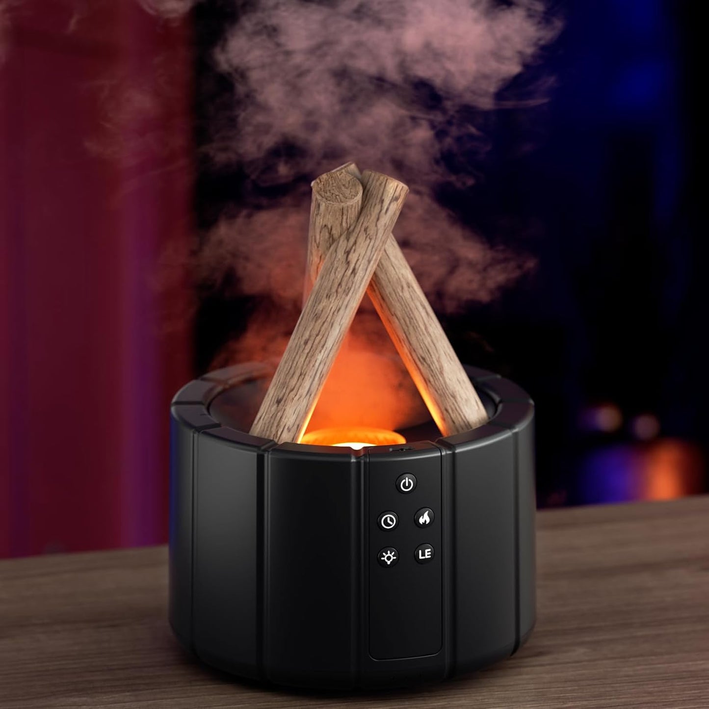 Humidificador de llama aromática
