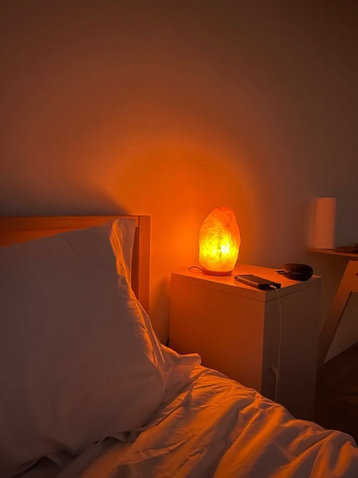 Lámpara de sal del Himalaya – luz cálida y natural