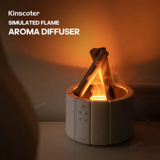 Humidificador de llama aromática