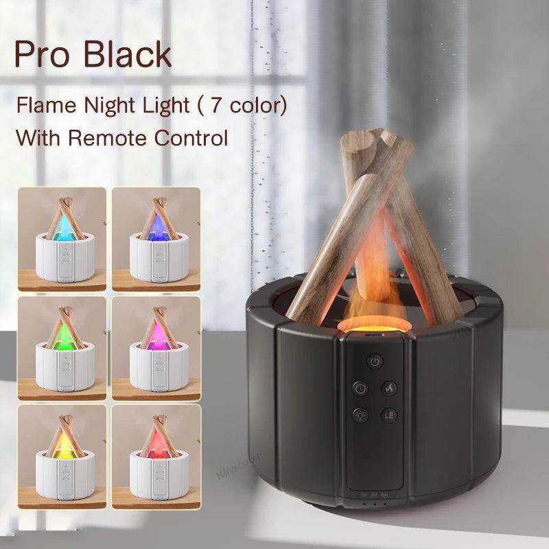 Humidificador de llama aromática
