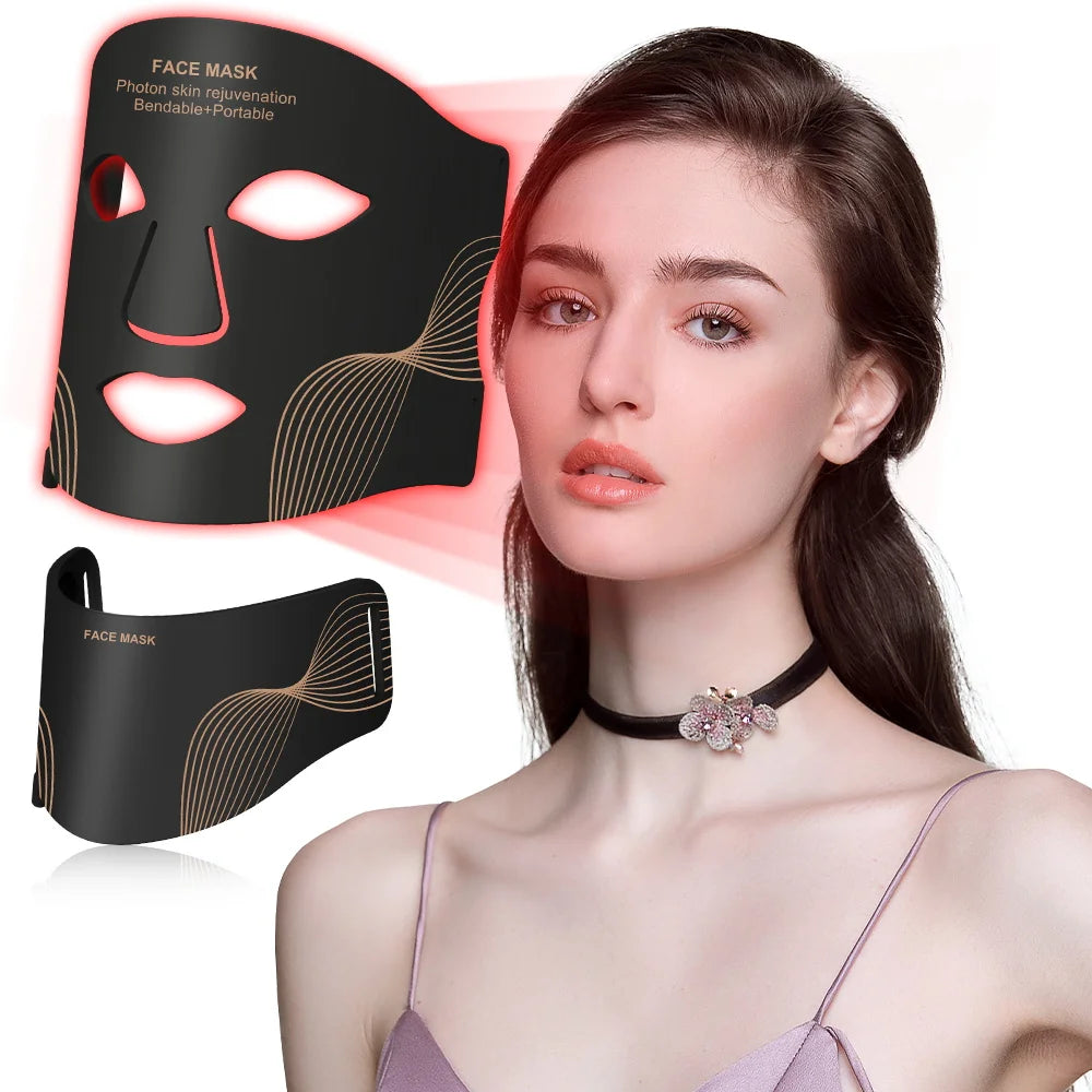 Mascarilla LED facial - Rejuvenecedora