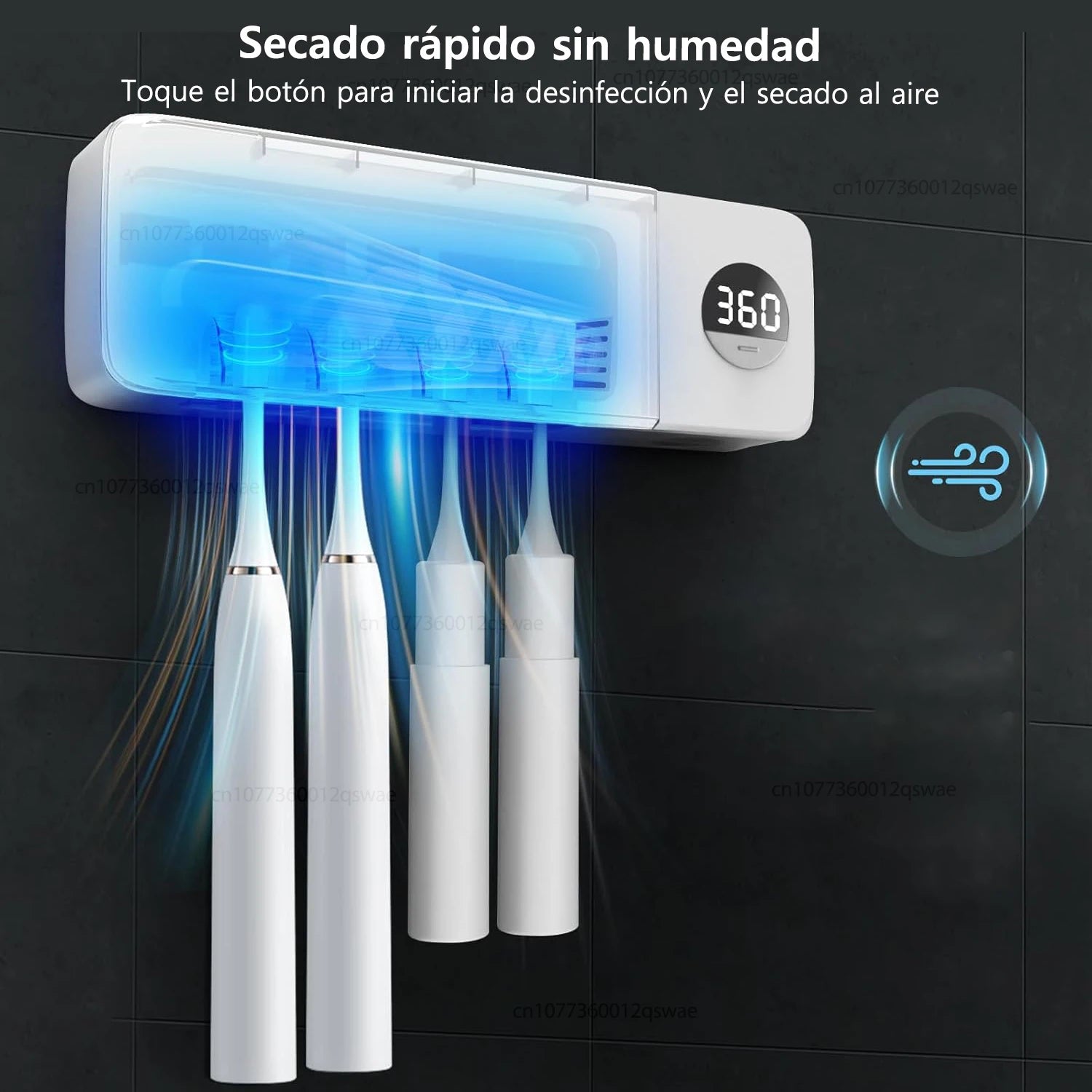 Esterilizador UV para cepillos de dientes – higiene y orden 