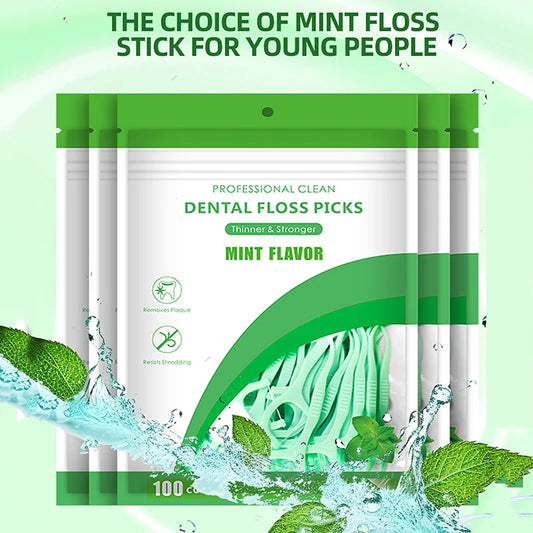 Hilo dental sabor menta