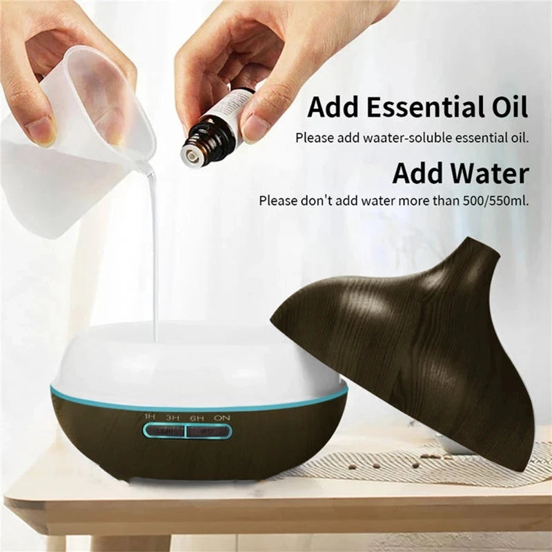 Difusor de aromas LED – relajación y bienestar