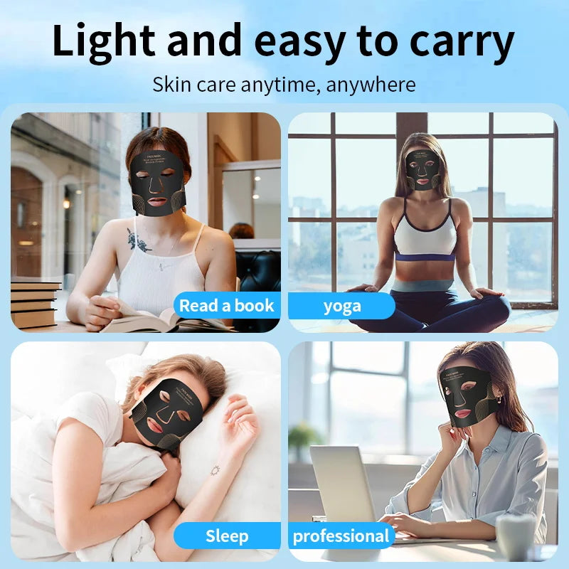Mascarilla LED facial - Rejuvenecedora