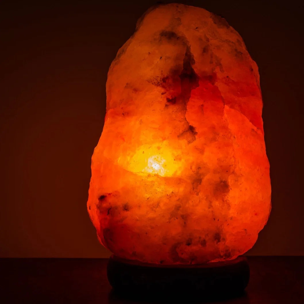 Lámpara de sal del Himalaya – luz cálida y natural